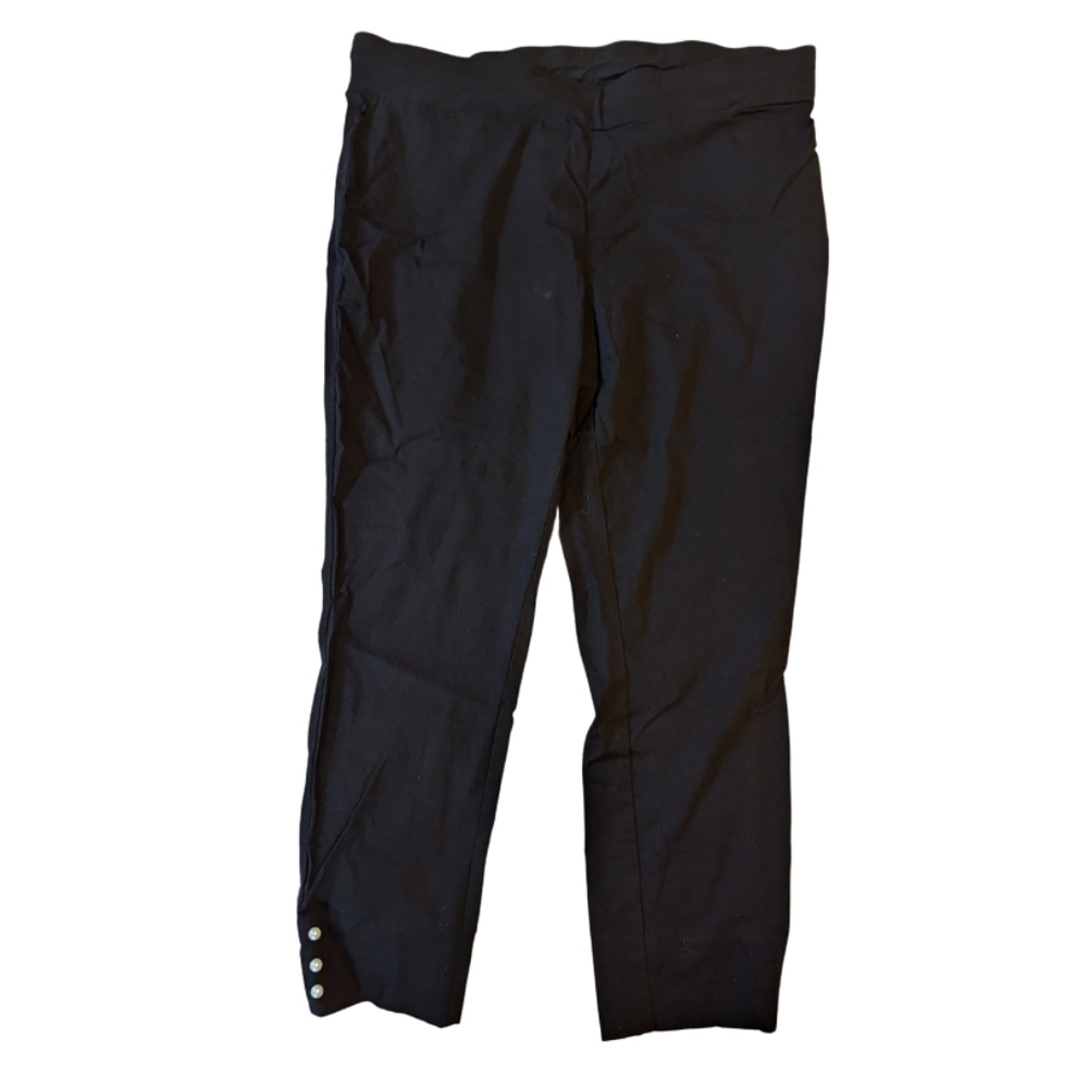Zoe & Phoebe sz2X black stretch pants EUC
